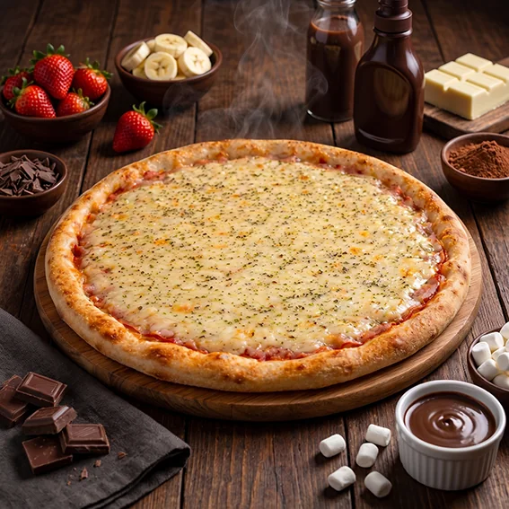 Pizza Mussarela da Tyccon Pizzaria