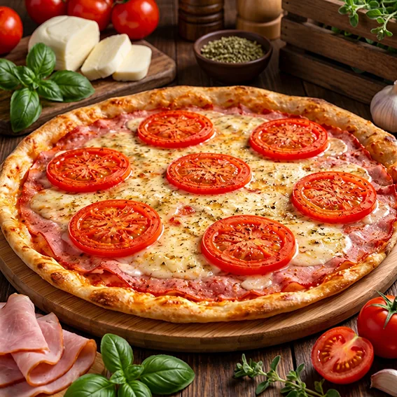 Pizza Presunto da Tyccon Pizzaria